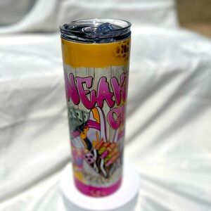 Colorful Graphic Tumbler “Sneaker girl”